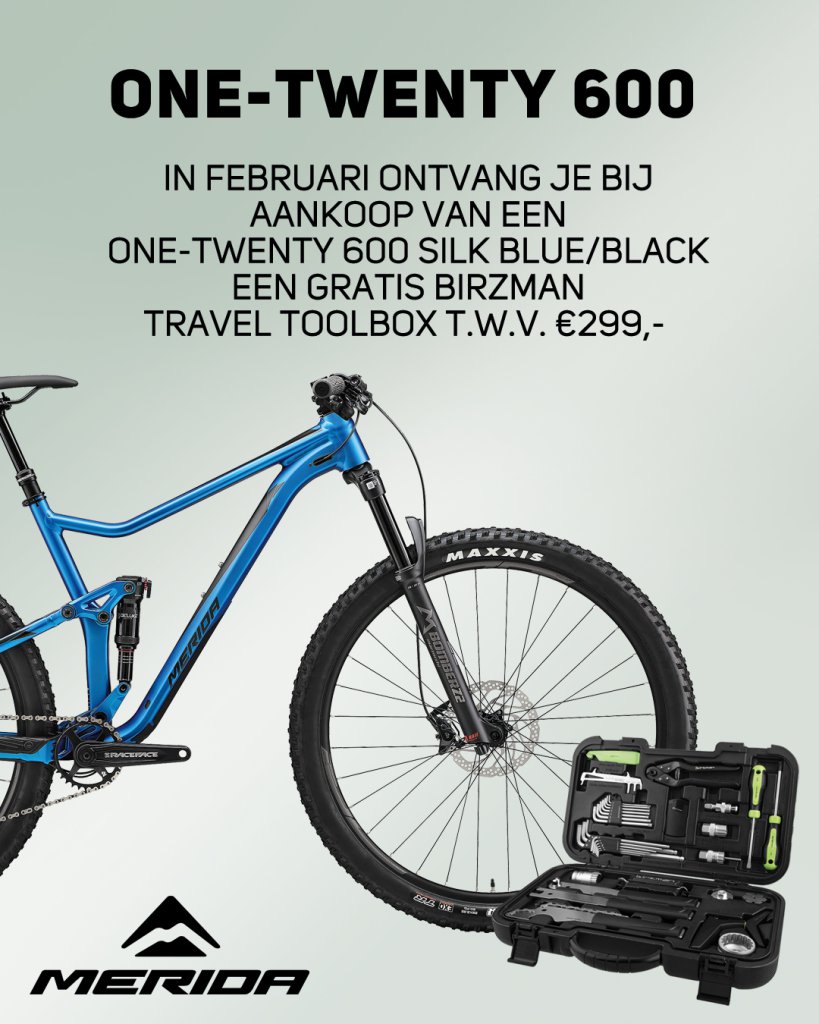 News | Fiets van de maand: ONE-TWENTY 600 - SILK BLUE/BLACK | Merida Benelux