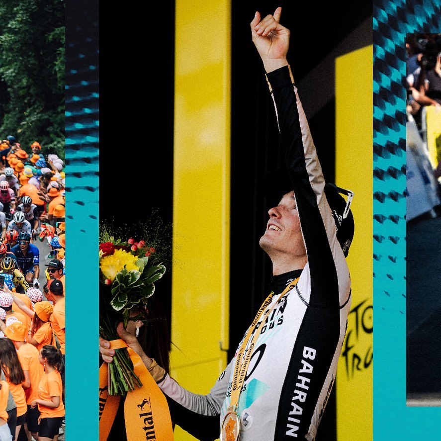Podium Tour de France win Pello Bilbao