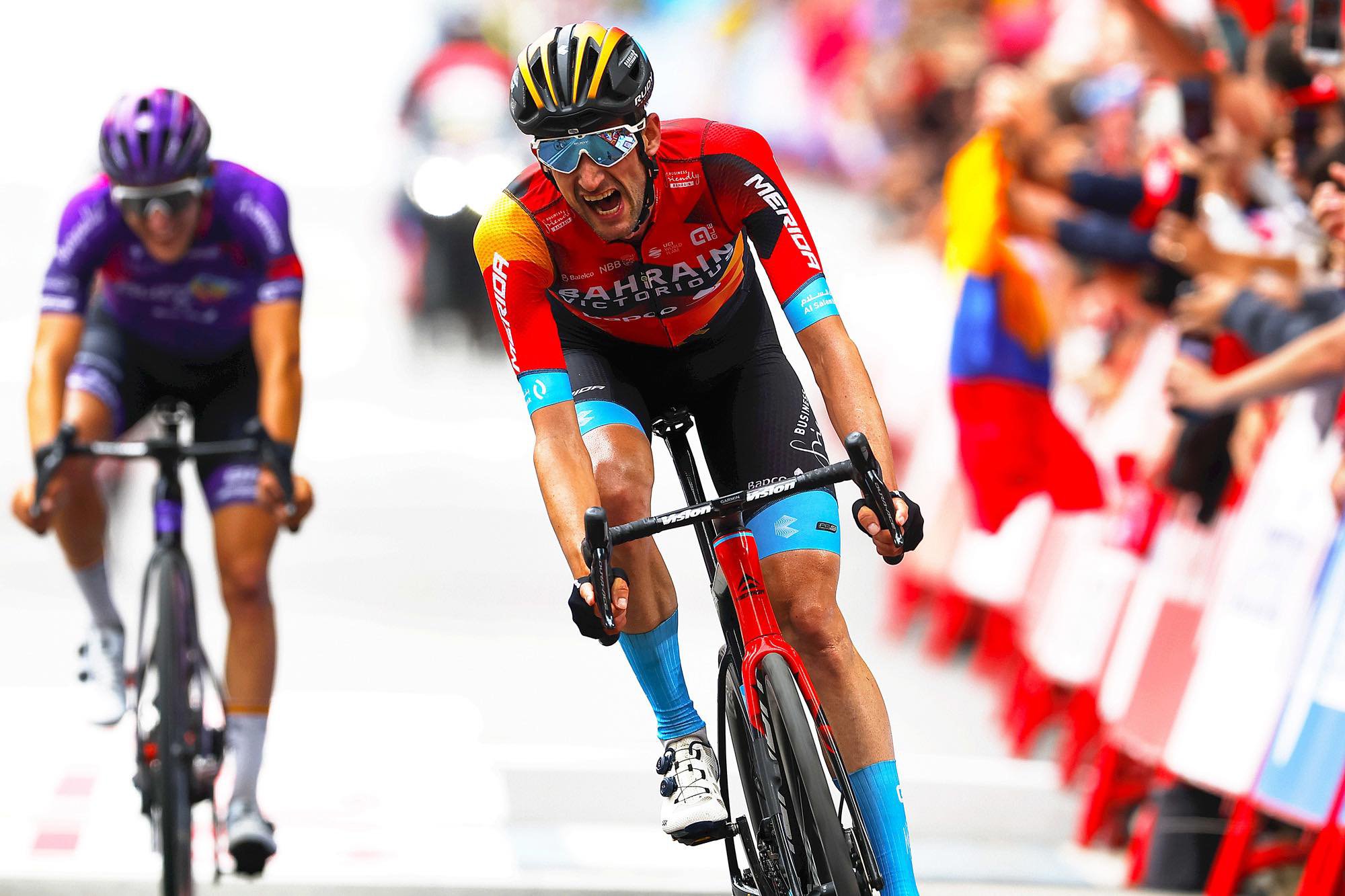 Wout Poels wint een na laatste etappe Vuelta 2023
